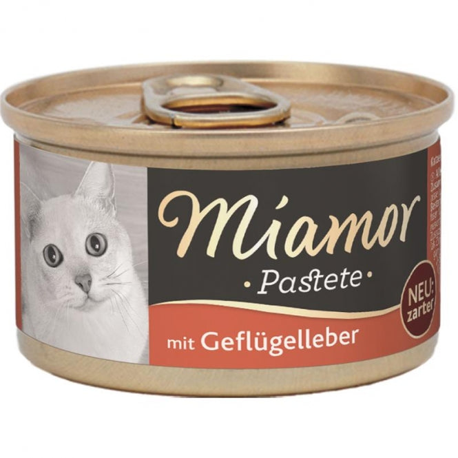 Miamor Pastete Geflügelleber 85g – 12er-Pack