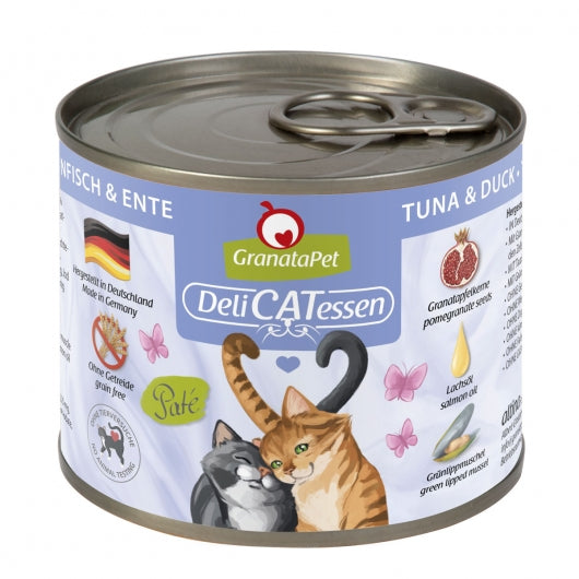 GranataPet Delicatessen Dose Thunfisch & Ente - 200 g – 6er-Pack