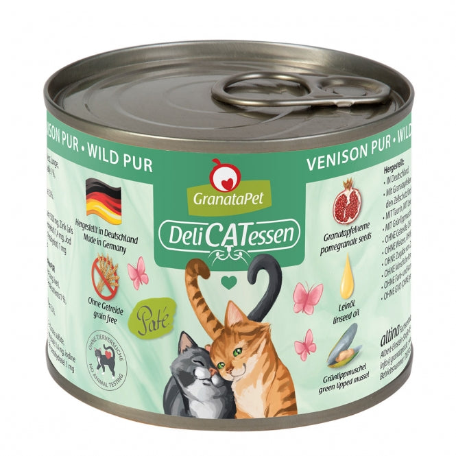 GranataPet Delicatessen Dose Wild PUR - 200 g – 6er-Pack