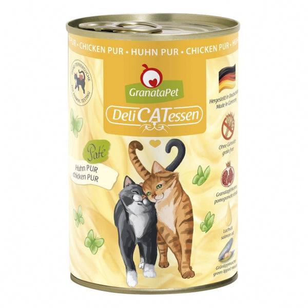 GranataPet Delicatessen Dose Huhn PUR - 400 g – 6er-Pack