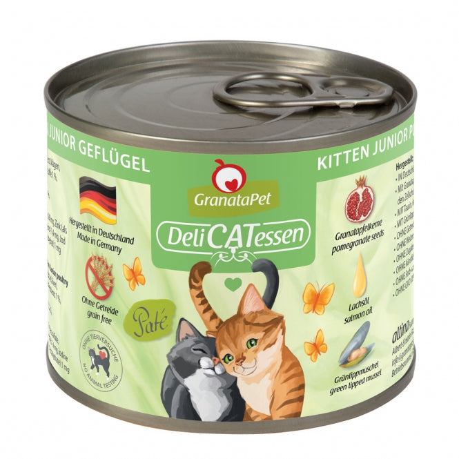 GranataPet Delicatessen Dose Kitten Geflügel 200g – 6er-Pack