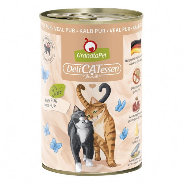 GranataPet Delicatessen Dose Kalb PUR - 400 g – 6er-Pack