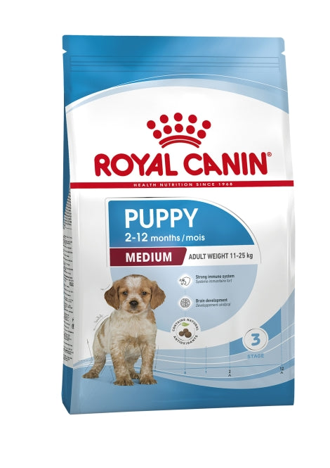 Royal Canin Medium Puppy – Trockenfutter für Welpen mittelgroßer Rassen – 4 kg