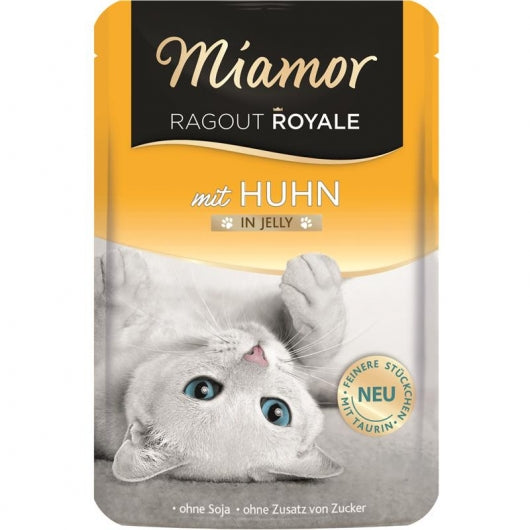Miamor Ragout Royale in Jelly 100g - Huhn – 22er-Pack