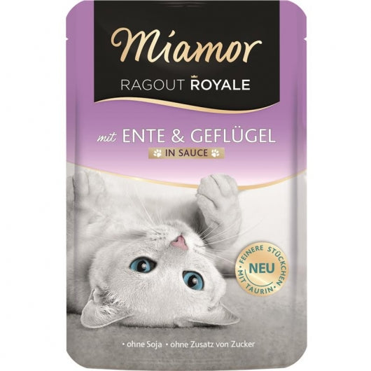 Miamor Ragout Royale in Soße 100g - Ente & Geflügel – 22er-Pack