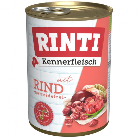 Rinti Kennerfleisch Rind - 400 g – 24er-Pack