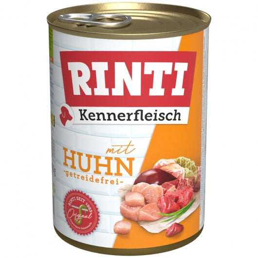 Rinti Kennerfleisch Huhn - 400 g – 24er-Pack