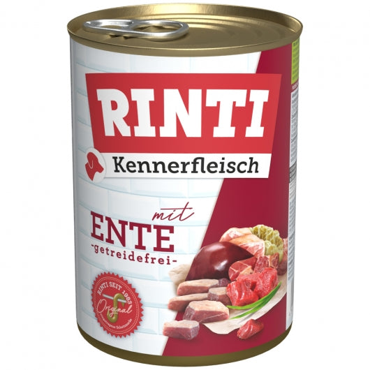 Rinti Kennerfleisch Ente - 400 g – 24er-Pack