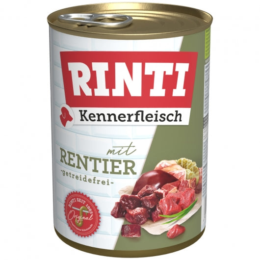 Rinti Kennerfleisch Rentier - 800 g – 12er-Pack