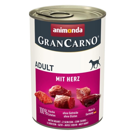 Animonda GranCarno Adult mit Herz - 400g – 6er-Pack