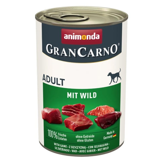 Animonda GranCarno Adult mit Wild - 400g – 6er-Pack