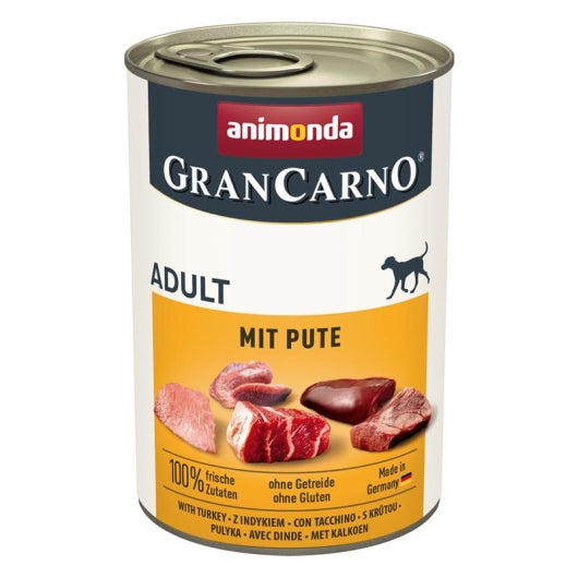 Animonda GranCarno Adult mit Pute - 400g – 6er-Pack