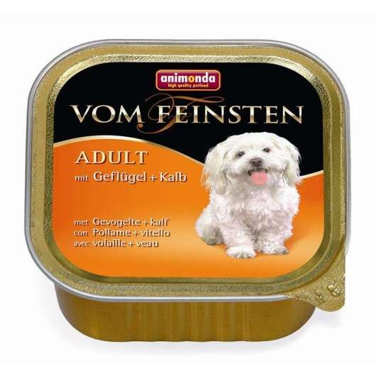Animonda vom Feinsten Adult Geflügel & Kalb 150g – 22er-Pack