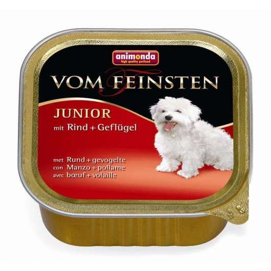 Animonda vom Feinsten Junior Rind & Geflügel 150g – 22er-Pack
