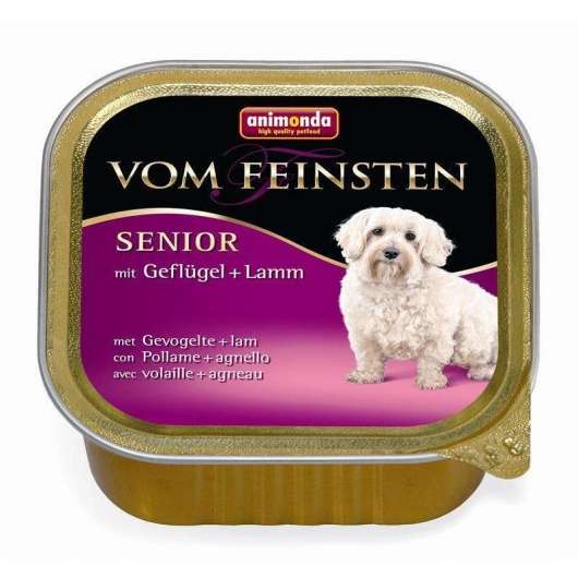 Animonda vom Feinsten Senior Geflügel & Lamm 150g – 22er-Pack