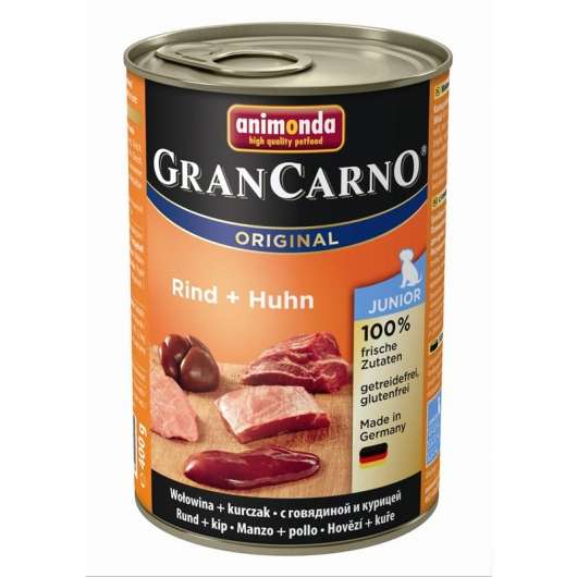 Animonda Dog Dose GranCarno Junior Rind & Huhn 400g – 6er-Pack