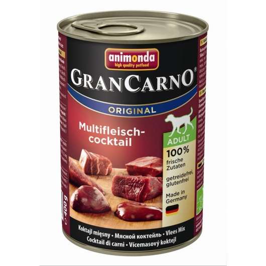 Animonda Dog Dose GranCarno Adult Multi - Fleischcocktail 400g – 6er-Pack