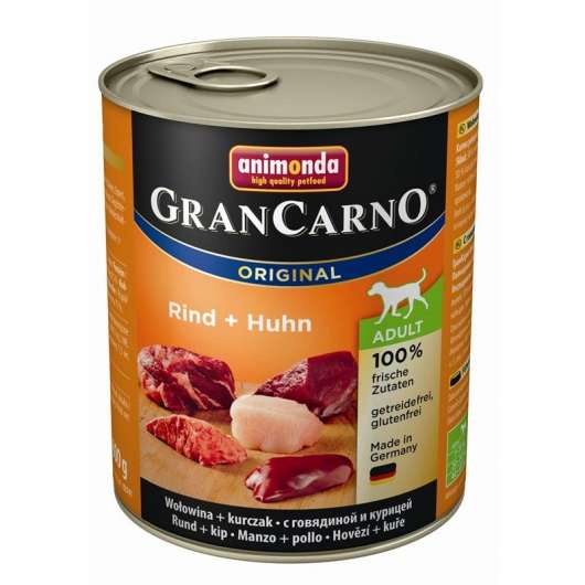 Animonda GranCarno Adult Rind & Huhn 800g – 6er-Pack