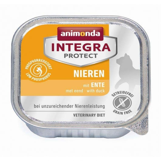 Animonda Cat Schale Integra Protect Niere mit Ente 100g – 16er-Pack