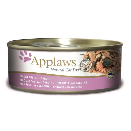 Applaws Cat Dose Makrele & Sardine 156g – 24er-Pack