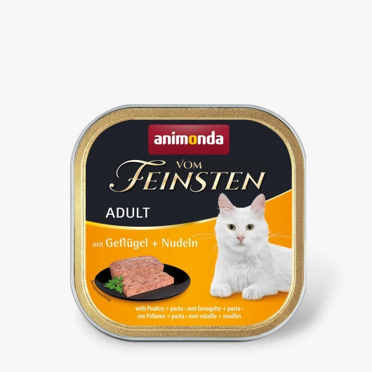 Animonda vom Feinsten Adult mit Geflügel & Nudeln 100g – 32er-Pack