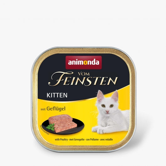 Animonda vom Feinsten Kitten Geflügel 100g – 32er-Pack