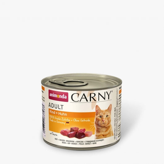 Animonda Cat Dose Carny Adult Rind & Huhn - 200 g – 6er-Pack