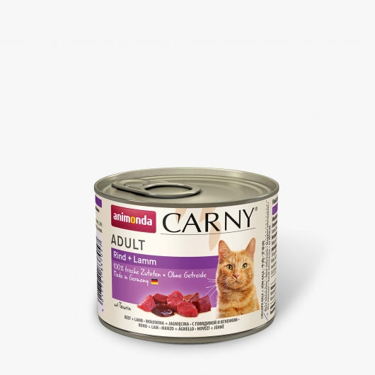 Animonda Cat Dose Carny Adult Rind & Lamm - 200 g – 6er-Pack