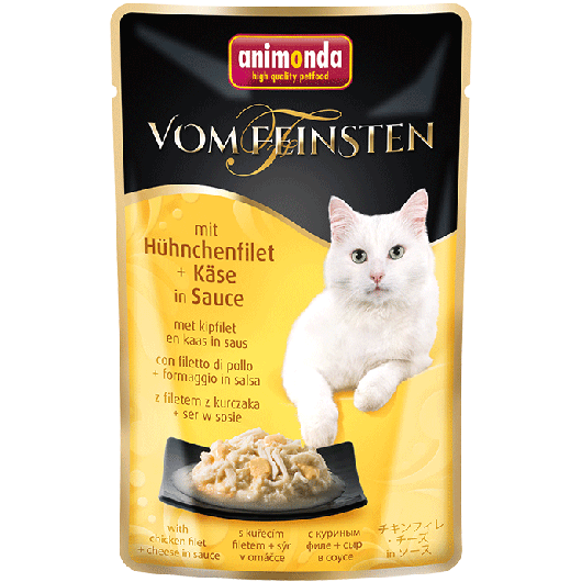 Animonda vom Feinsten mit Hühnchenfilet & Käse 50g – 18er-Pack