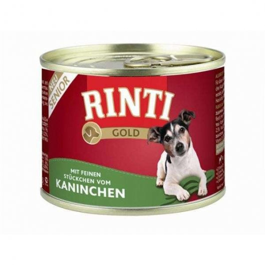 Rinti Gold Senior 185g - Kaninchen – 12er-Pack
