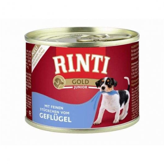Rinti Gold Junior 185g - Geflügelhäppchen – 12er-Pack