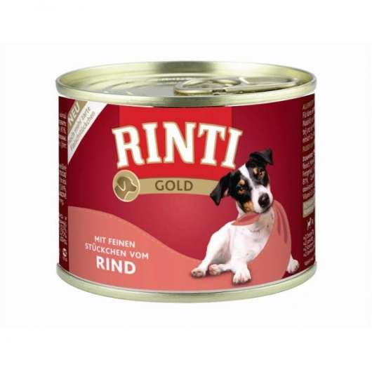 Rinti Gold Rindstückchen 185g – 12er-Pack