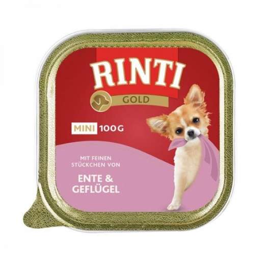 RINTI Gold mini 100g - Ente & Geflügel – 16er-Pack