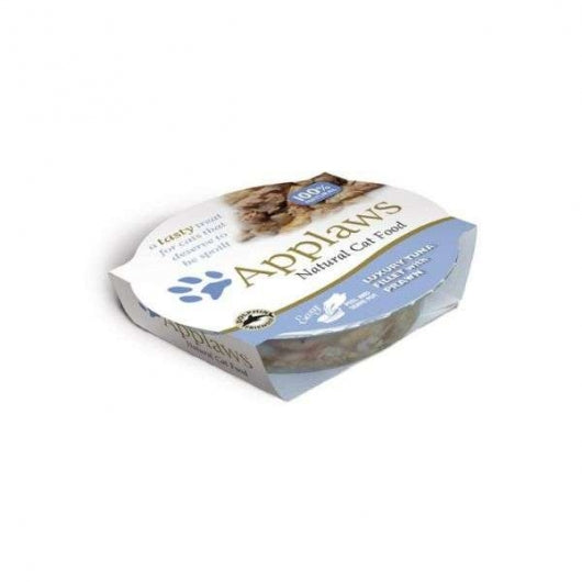 Applaws Cat Pots mit luxuriösem Thunfischfilet und Garnelen 60 g – 10er-Pack