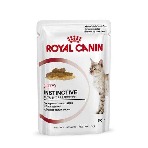 Royal Canin Instinctive in Gelee – Nassfutter für Katzen – Multipack 12 × 85 g