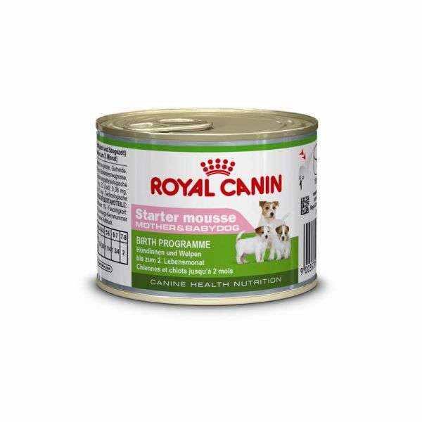 Royal Canin Starter Mousse – Nassfutter für Welpen & Hündinnen – 195 g – 12er-Pack